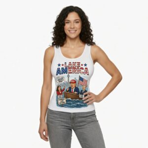 Lake America T‑Shirt — Patriotic Political Parody Tee