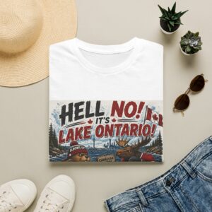 Lake Ontario T-Shirt — “Hell No! It’s Lake Ontario” Vintage Canadian Lake Tee